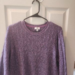 Kim Rogers Women's sweater , Color purple, gray